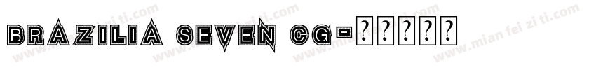 Brazilia Seven CG字体转换